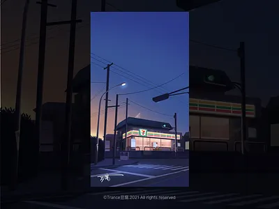 In the morning, 711 convenience store apple branding design finder graphic design illustration logo mac macbook ui ux