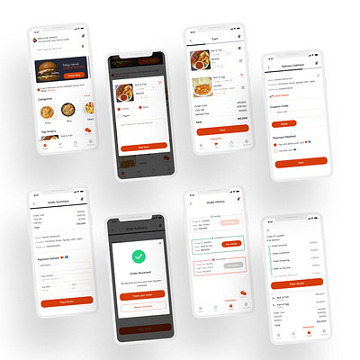 BestChef - Food Delivery Mobile App app design figma food app mobile app product design ui uiux user experiecne ux visual design