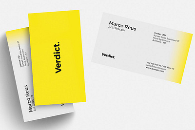 Minimal Business Card agency business business card business cards card corporate creative drip edit hipster identity ink minimal modern name photoshop psd simple tag yellow