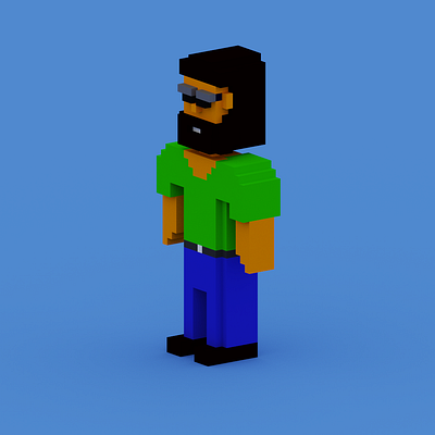 Alex The VoxMan nft sandbox voxel