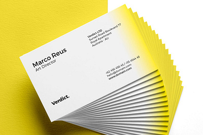 Minimal Business Card agency business business card business cards card corporate creative drip edit hipster identity ink minimal modern name photoshop psd simple tag yellow