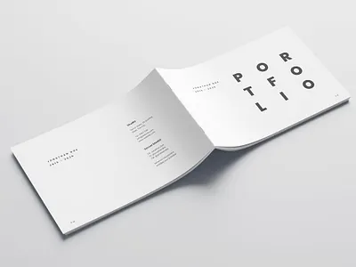 A5 Portfolio Template a5 branding brochure clean client creative design designer editorial elegant indesign layout magazine minimal modern personal portfolio print product template