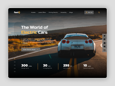 Automotive Company Landing Page Design audi automotive website car web ui concept website dailyui electric car website design figma landing page design mercedes minimal design minimal web ui sporty cars ui ui elements user experience user interface website ui