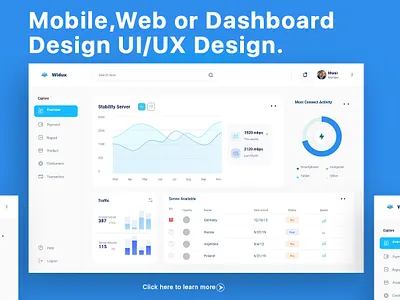 Creative Web Dashboard dashboard design dashboard ui dashboard web design ui web dashboard design website