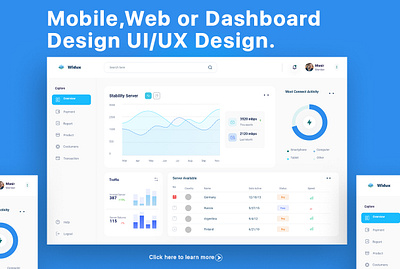 Creative Web Dashboard dashboard design dashboard ui dashboard web design ui web dashboard design website