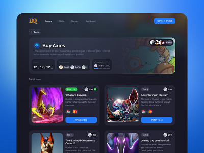 GameFy Platform branding crypto cryptocurrency design figma illustration logo ui uiux vector