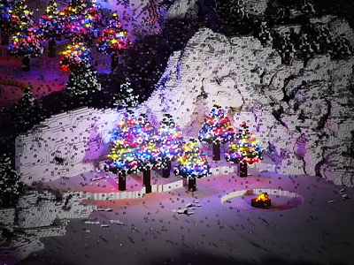 jingle bells 3d 3dart christmas jingle bells magicavoxel snow vox voxel voxel art