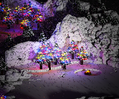 jingle bells 3d 3dart christmas jingle bells magicavoxel snow vox voxel voxel art