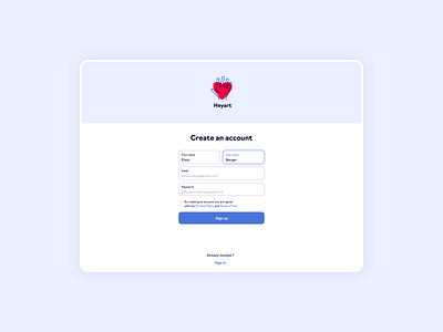 Daily UI 001 • Sign Up adobexd app application dailyui dailyui001 design ui ux