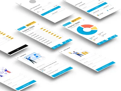Mobile app design clean and simple android app design illustration mobile app design ui design