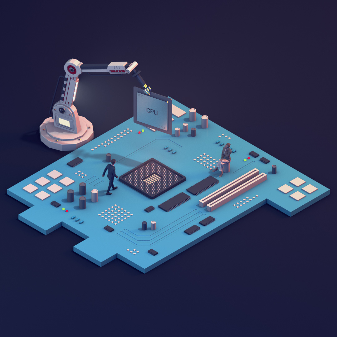 Example of Animated 3D Infographics