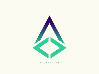 Rocket Code ai brain code coder coding computer creative logo developer logo logo design logo inspiration programmer programming rocket simple logo software technology