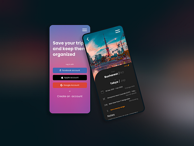 Itinerary figma ui ux