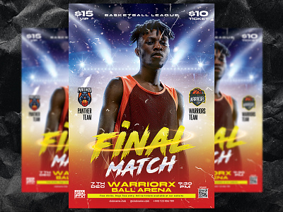 Basketball Flyer Template poster