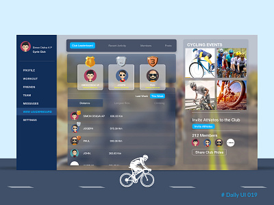 Daily UI 019 / Leaderboard daily ui daily ui 019 design graphic design leaderboard ui ui visual design
