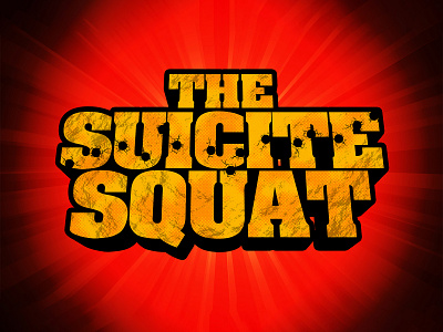 THE SUICIDE SQUAT | Text Effect - Photoshop Template 3d 3d text dc dceu design download file film logo mockup movie photoshop psd sci fi template text effect the suicite squat