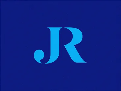 JR jr letter monogram rj