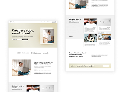 Copywriter webdesign (2/2) design figma ui ux web webflow