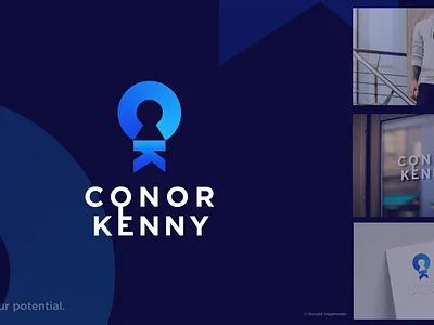 Conor Kenny logo concept crypto design logo youtuber