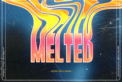 Liquid Melted Text Effects grunge liquid melted old school photoshop text effects texture vivid