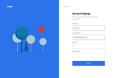 Login and signup free uikit available design ui uiux ux webdeveloper