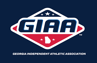 GIAA badge diamond georgia sports branding sports logo state