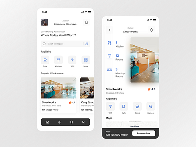 Workspace design freelance indonesia mobile ui work workspace workstation