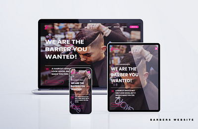 WordPress Barber Website Design branding coding css design graphic design graphicdesigner html illustration javascript logo logo design photoshop programming ui vector webdesign webdeveloper webdevelopment website websitedesign