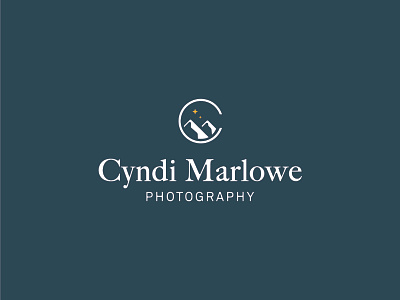 Cyndi Marlowe Photography Logo brand branding logo photo photographer photography