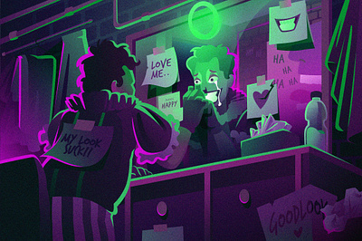 Clown character characterdesign clown dark illustration design illustration illustration illustration design illustration graphic design