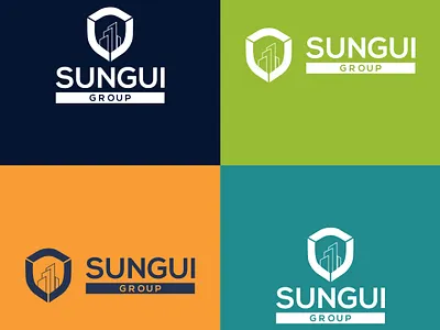 SUNGUI GROUP Logo Design animation branding cleanlogo clearlogo design freelancergraphicdesigner graphic design illustration logo minimal minimalistlogo simplelogo typography
