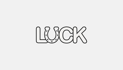 Luck & Horseshoe Creative Logo brand branding creative design designer icon illustration logo ui vector