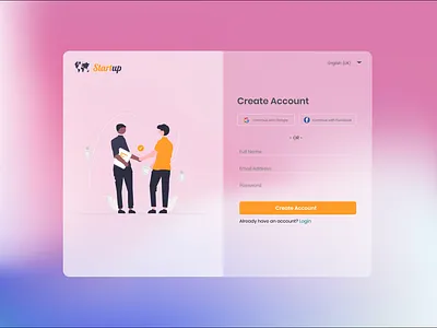 Days of UI Design 001/100 - Sign Up page adobe adobe xd art artist figma sign up signup sketch ui user experience user interface ux