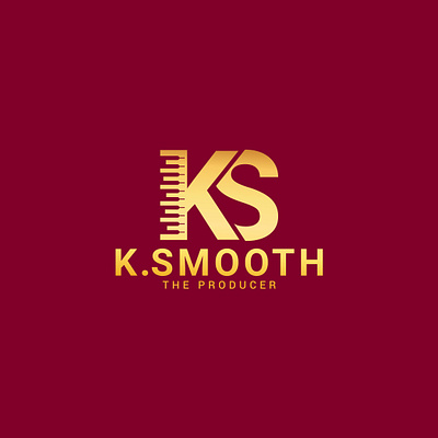 K.Smooth Logo & Branding Design branding creative design flat graphic design logo logo design music musiclogo producer producerlogo