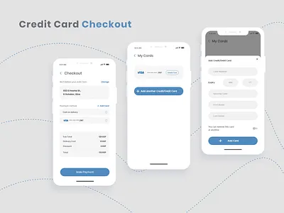 Days of UI Design 002/100 - Credit Card Checkout adobe adobe xd daily ui figma graphic design interaction design product design sketch ui user interface ux