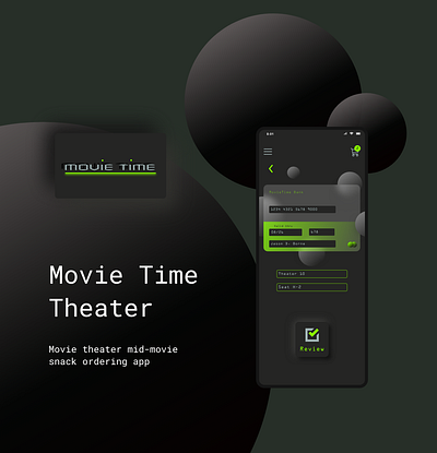 Mid-Movie Snack Ordering App interactiondesign motiondesign movieapp neumorphism theaterapp ui uidesign uiux uiuxdesign userexperience userinterface ux uxdesign uxui uxuidesign visualdesign