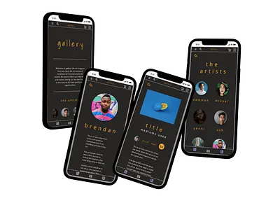 Art Gallery App art artgallery artist casestudy design figma googlecertificate interactiondesign rotato ui uidesign uiux uiuxdesign userexperience userinterface ux uxdesign uxui uxuidesign visualdesign