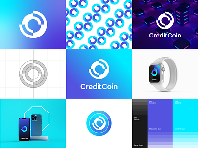 CreditCoin Brand Identity Elements blockchain brandguidelines brandidentity branding colorpalette colors creative crypto design graphic design icon logo logodesign logogrid logoinspiration logowork mockup