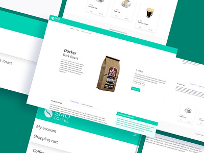 webshop coffe landing page code design github graphic design honduras landing page ui ux web