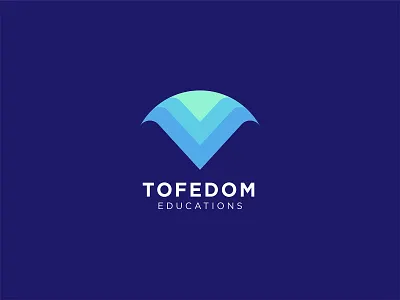 Tofedom Educations Logo Design abstract best logo brand identity colorful creative educations freedom logo design logo trends minimal modern professional startup
