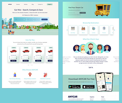 AnyCar branding car rental dar design figma graphic design icons