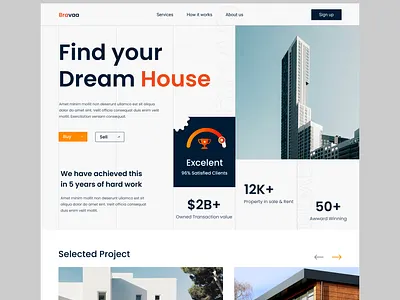 Real Estate landing page design agency apartment architecture corporate graphic design home house interior landing page properties property real estate real estate agency real estate design real state realestate ui ux web website