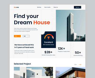 Real Estate landing page design agency apartment architecture corporate graphic design home house interior landing page properties property real estate real estate agency real estate design real state realestate ui ux web website