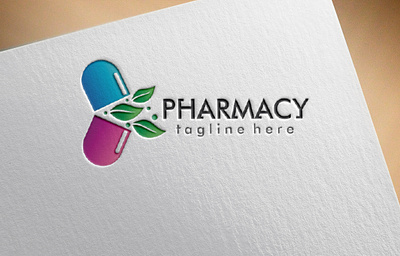 pharmacy logo beautiful logo bio logo logo design medicine medicine logo natural logo pharmacy logo