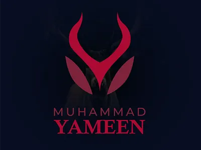 Letter M+Y deer logo horns logo illustrator inspiration letter m letter y logo logo design muhammad yameen my yameen