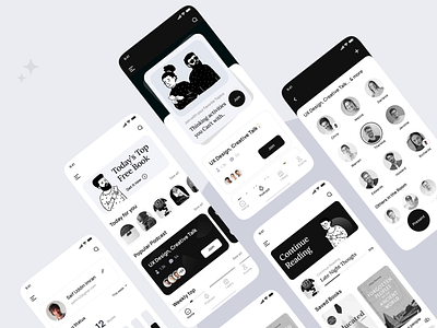 ReadO - Podcast Listening Experience animation app audio app dashboard design illustration landing page logo minimal musemind musemindagency muzli podcast podcast app podcast listening reado trend ui ui ux web ui