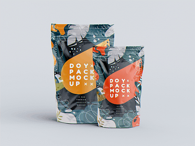 Doypack Packaging Mockup app branding cute design doypack doypack mockup font icon illustration logo mockup packaging ui vector