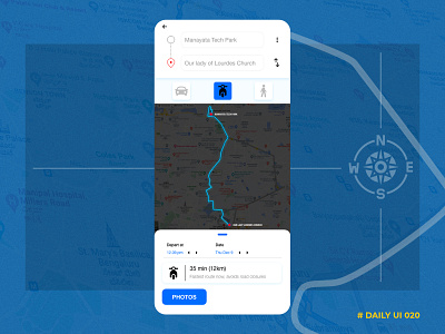 # Daily UI 020 daily 020 daily ui design graphic design location tracker ui visual design