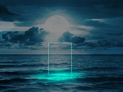 Neon Door graphic design
