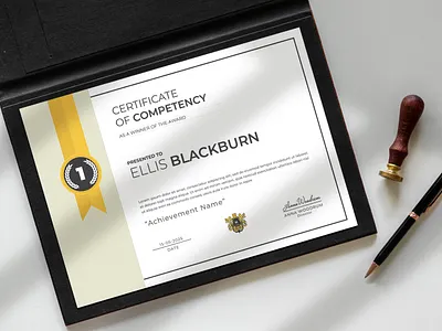 Flexible and Editable Certificate Design Template branding certificate template clean certificate graphic design multi use certificate